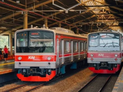Perjalanan Commuter Line Bogor (KRL) Bogor-Jakarta(Foto: Dokumentasi/KAI)