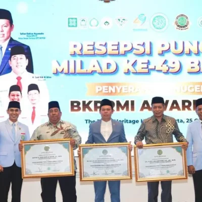 Menteri Koperasi Ferry Juliantono pada milad BKPRMI ke-49/Net